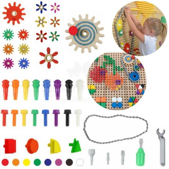 MASTERKIDZ Accessories Set Mix Pins Screws Tools 352 pcs.