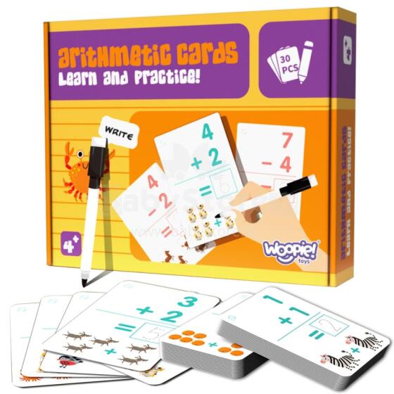 WOOPIE Educational Flashcards For Learning Counting