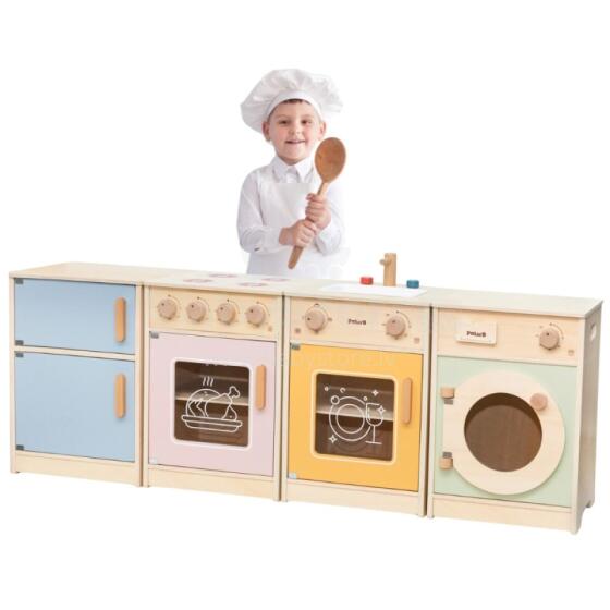 VIGA PolarB Wooden Kitchen Set XL Washing Machine Cooker Dishwasher