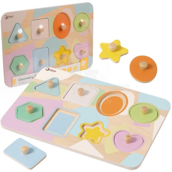 CLASSIC WORLD Puzzle Geometric Blocks 9 pcs.