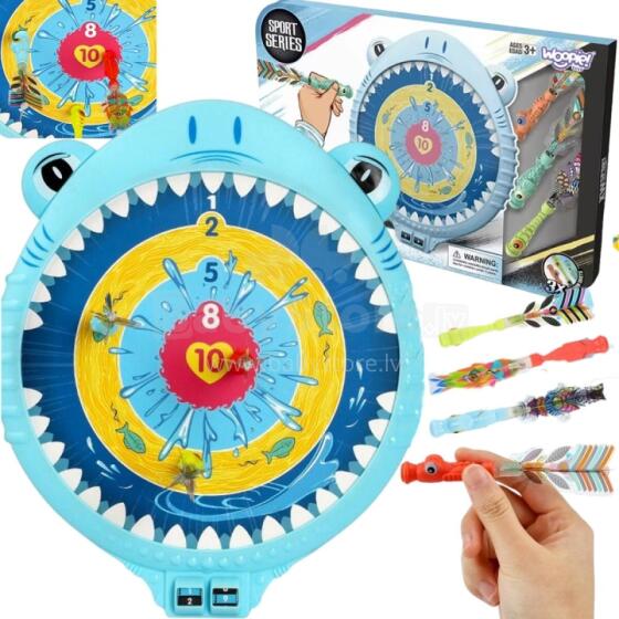 WOOPIE Magnetic Dart Game Safe Dart Board Happy Shark