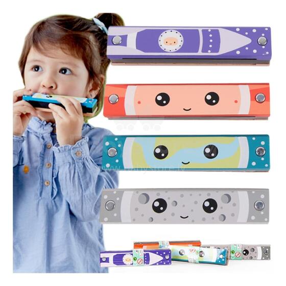 CLASSIC WORLD Wooden Harmonica for Children 1 pc.