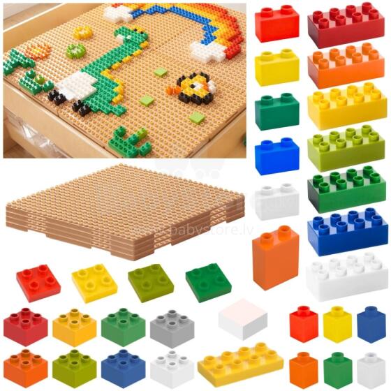MASTERKIDZ STEM Construction Block Set 563 pcs. with Panel Covers 4 pcs.