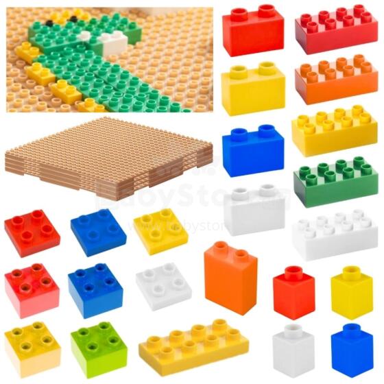 MASTERKIDZ STEM Construction Block Set 135 pcs. with Panel Cover 4 pcs.
