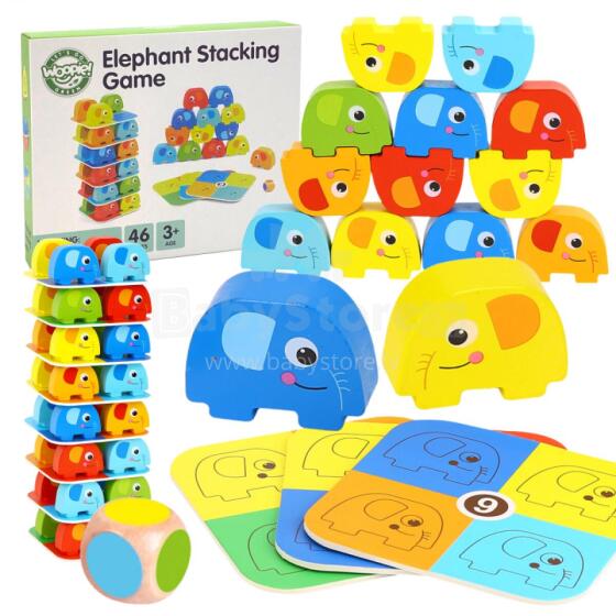 WOOPIE GREEN Elephant on Elephant Arcade Game FSC