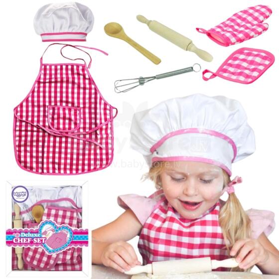 WOOPIE Little Chef Set Cooking Suit Kitchen Accessories 7 pcs.