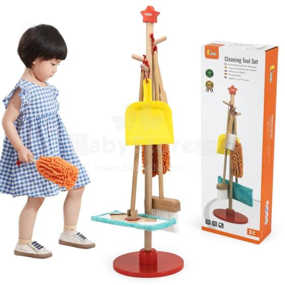 VIGA Wooden Cleaning Tool Set 6 pcs.