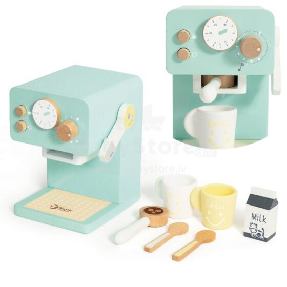 CLASSIC WORLD Wooden Coffee Maker Set for Children 7 pcs.