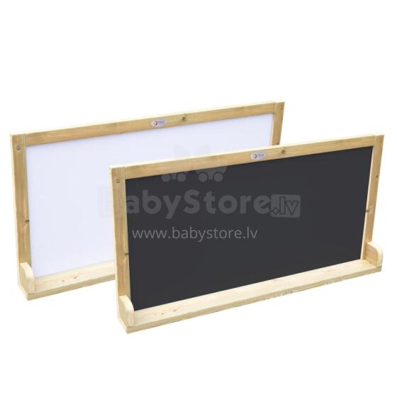 CLASSIC WORLD EDU Wooden Double-sided Chalkboard - Magnetic Educational