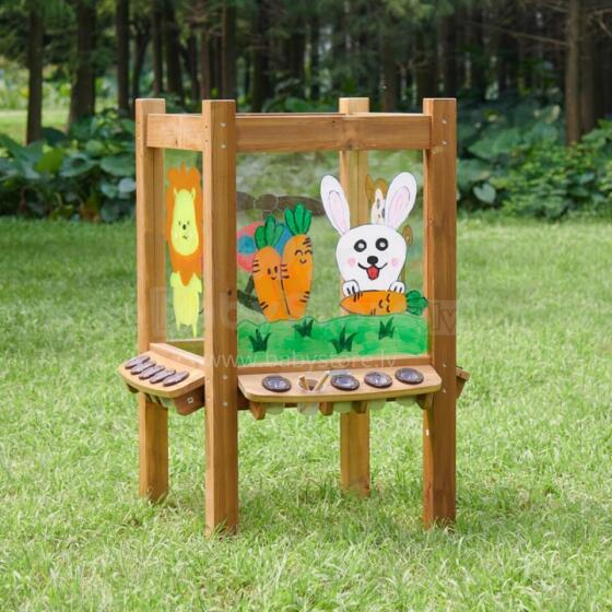 MASTERKIDZ 4 Sided Acrylic Transparent Paintable Board + Cups
