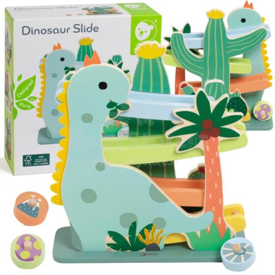 CLASSIC WORLD Colourful Slide Dinosaur Track 5 pcs.