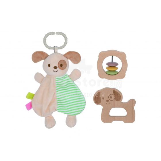 TOOKY TOY Gift Set Puppy Rattle