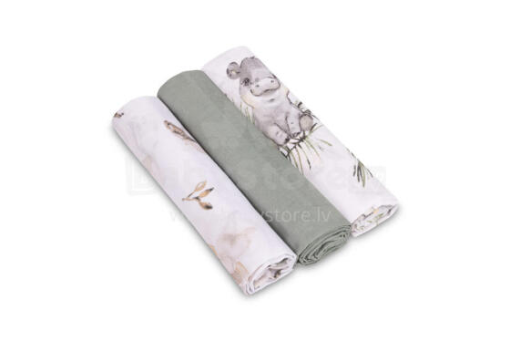 MUSLIN DIAPER 3-PACK 60X80 EG-0006