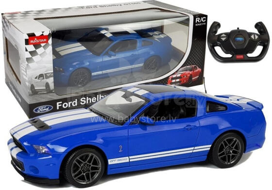 Rastar puldiauto Ford Shelby 1:14, sinine