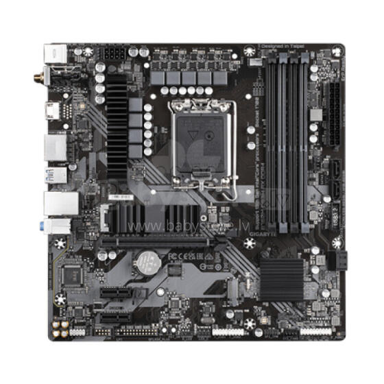 Gigabyte B760M DS3H AX 1.3 M/B Processor family Intel, Processor socket LGA1700, DDR4 DIMM, Memory slots 4, Supported hard disk drive interfaces 	SATA, M.2, Number of SATA connectors 4, Chips