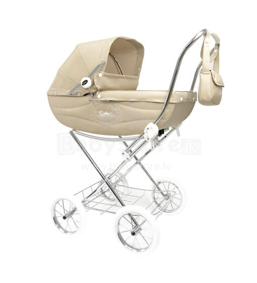Arrue Katia Jr. Art.250606 Paris  Large classic doll stroller with bag