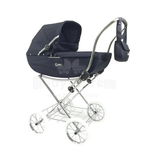 Arrue Katia Jr. Art.250606 Navy  Large classic doll stroller with bag