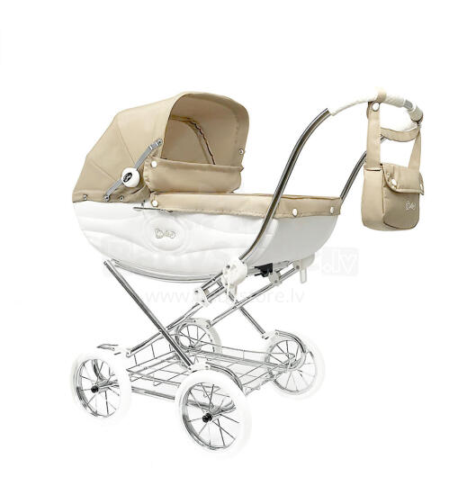 Arrue Princess Jr. Art.250614 Arena Large classic doll stroller with bag