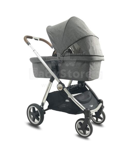 Arrue Obe Art.250629 Grey Baby stroller with cradle
