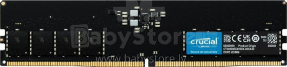 Память Crucial DDR5, 32 ГБ, 4800 МГц, CL40 (CT32G48C40U5)