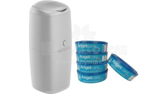 0880 CONTAINER + 5 DIAPER INSERTS CLASSIC ANGELCARE GREY