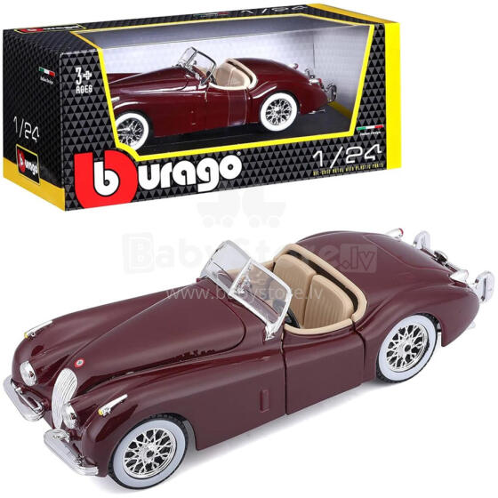 AUTO BBURAGO JAGUAR XK120 ROADSTER 1:24
