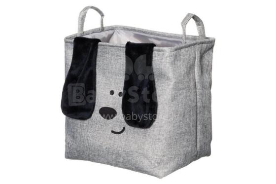 4Living Storage basket Floppy-Ear grey