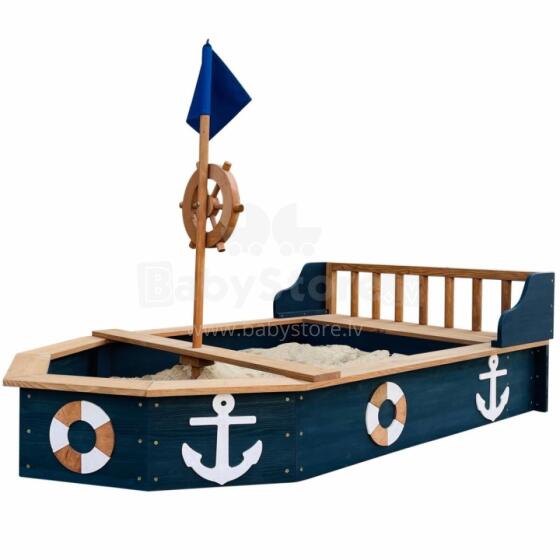 AXI Wooden Sandbox Doris with Storage + Cover 153 cm