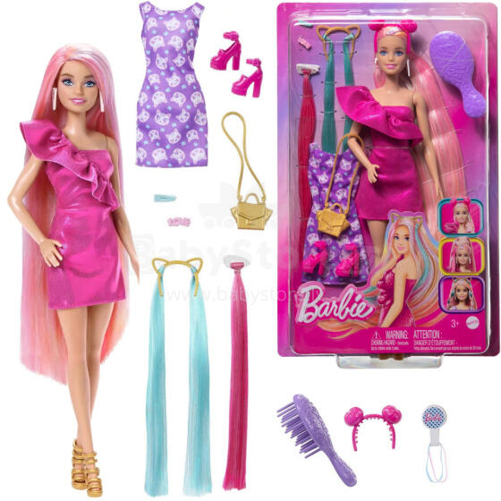 LALKA BARBIE ZABAWA Z WŁOSAMI