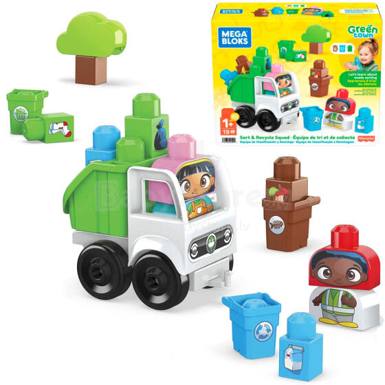 KLOCKI MEGABLOKS EKOŚMIECIARKA
