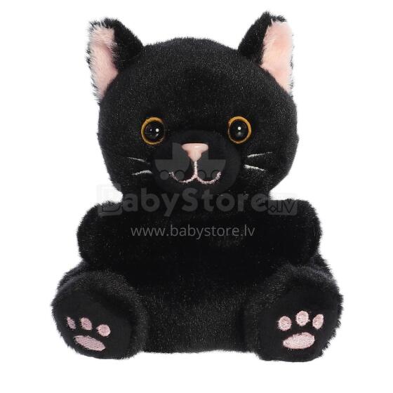 AURORA Palm Pals plīša rotaļlieta melns kaķis , 12 cm
