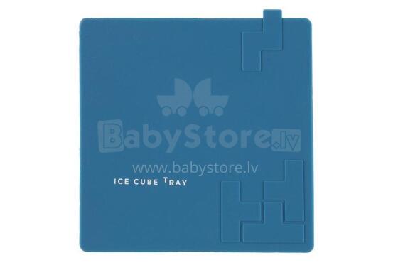 Ice mold with lid blue