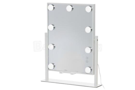 4Living Mirror Glow with LEDx9 36x46 cm Bluetooth and Speaker