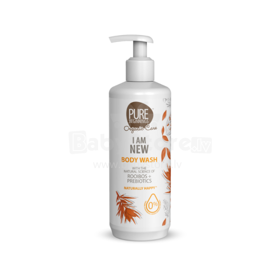 Pure Beginnings Body Wash I am new Art.251271 ādu atjaunojoša dušas želeja ar rooibos sīrupu un prebiotikām , 500 ml