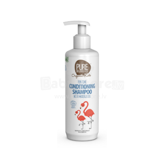 Pure Beginnings Kids Conditioner Shampoo Art.251283  tear-free shampoo-conditioner for children with a delicate raspberry scent, 250 ml