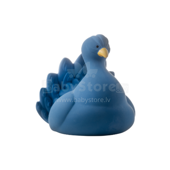 Natruba Bath Toy Peacock Art.251332 Pavlīns no 100% naturāla (dabas) kaučuka