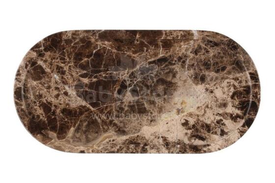 Maku Tray marble brown 30x15 cm