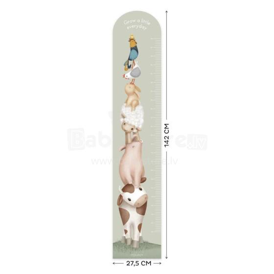 Little Dutch Stikc Wall Sticker Art.WD450022 Little Farm Measuring stick wall sticker