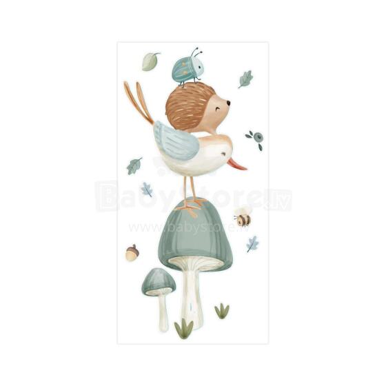 Little Dutch Wall Sticker Art.WD379030 Forest Friends Measuring wall sticker