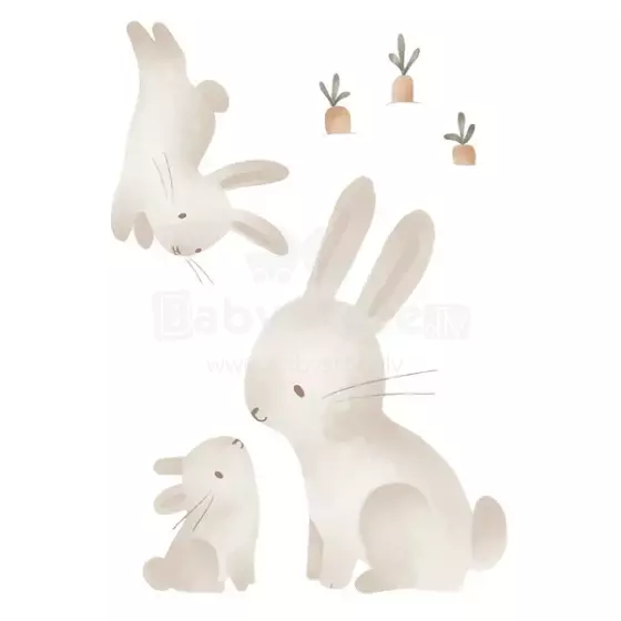 Little Dutch Wall Sticker Art.WD340023 Bunny Measuring wall sticker