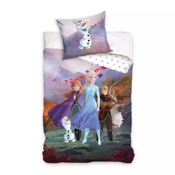 Carbotex Bedding Frozen Art.FRO2458725-13 Cotton bed linen 140x200/60x70cm