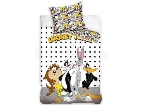 Carbotex Bedding Looney Tunes Art.LT233001-13 Хлопковое постельное белье  140x200/60x70см