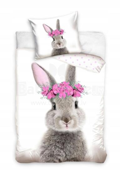 Carbotex Bedding Rabbit Art.NL211165-13 Хлопковое постельное белье  140x200/60x70см