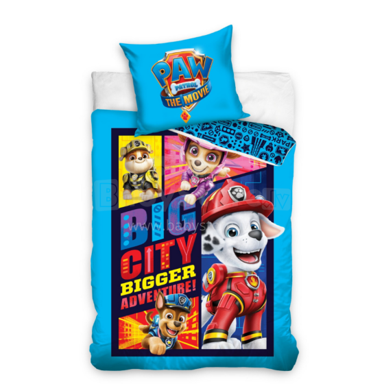 Carbotex Bedding Paw Patrol Art.PAWM211001-13 Cotton bed linen 140x200/60x70cm