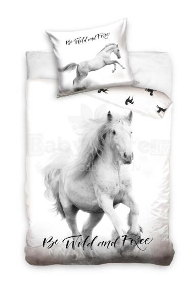 Carbotex Bedding Horse Art.NL224028-13 Хлопковое постельное белье  140x200/60x70см