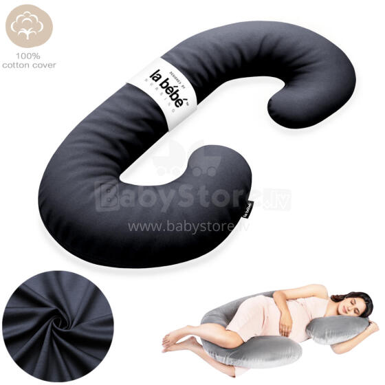 La Bebe™ Maternity Pillow Sì - Duo Art.227038 100% cotton. Multifunctional maternity pillow with memory foam filling