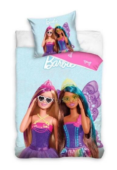 Carbotex Bedding Barbie 135x200/80x80cm Art.BARB221030-4 Хлопковое постельное белье
