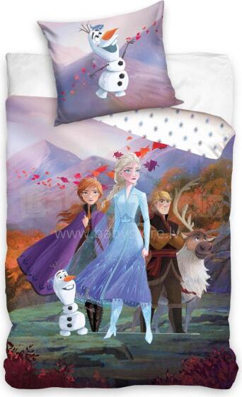 Carbotex Bedding Frozen 135x200/80x80cm Art.FRO2458725-4 Хлопковое постельное белье