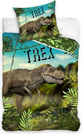 Carbotex Bedding Dinosaur 135x200/80x80cm Art.NL201091-4  Хлопковое постельное белье