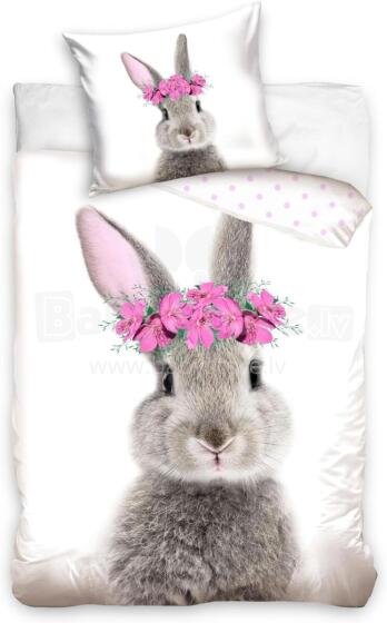 Carbotex Bedding Rabbit 135x200/80x80cm Art.NL211165-4  Хлопковое постельное белье
